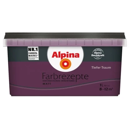 Alpina Farbrezepte Tiefer Traum Matt 1 Liter 3 Alpina Farbrezepte Tiefer Traum Matt 1 Liter