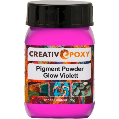 CreativEpoxy Tagesleuchtpigment Pulver 30 G Violett 3 CreativEpoxy Tagesleuchtpigment Pulver 30 G Violett