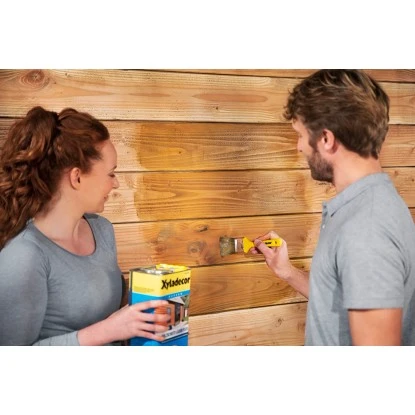 Xyladecor Holzschutz-Lasur Plus Nussbaum 0,75 L 5 Xyladecor Holzschutz-Lasur Plus Nussbaum 0,75 L – Bild 3