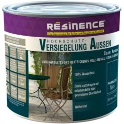 Resinence Hochschutz-Versiegelung Aussen Transparent Matt 250 Ml