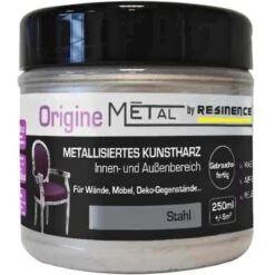Origine MetallEdelmetall- Und Industrielook Stahl Seidenmatt 250 Ml