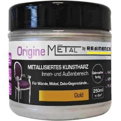 Origine MetallEdelmetall- Und Industrielook Gold Seidenmatt 250 Ml 3 Origine MetallEdelmetall- Und Industrielook Gold Seidenmatt 250 Ml