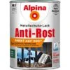 Alpina Metallschutz-Lack Anti-Rost Dunkelgrün Glänzend 2,5 Liter