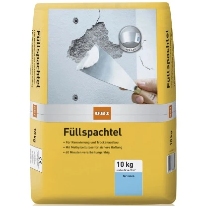 OBI Füllspachtel Weiß 10 Kg 3 OBI Füllspachtel Weiß 10 Kg