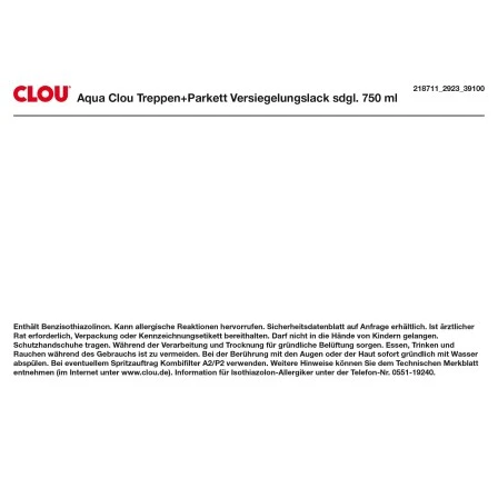 Aqua Clou Treppen+Parkett Versiegelungslack Seidenglänzendl 750 Ml 4 Aqua Clou Treppen+Parkett Versiegelungslack Seidenglänzendl 750 Ml – Bild 2