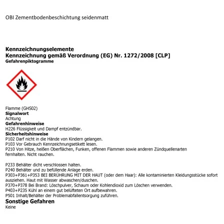 OBI Zementbodenbeschichtung RAL 7032 Kieselgrau Seidenmatt 750 Ml 4 OBI Zementbodenbeschichtung RAL 7032 Kieselgrau Seidenmatt 750 Ml – Bild 2