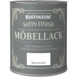 Rust-Oleum Kreidefarbe-Möbellack Satin Finish Baumwolle Seidenglänzend 750 Ml