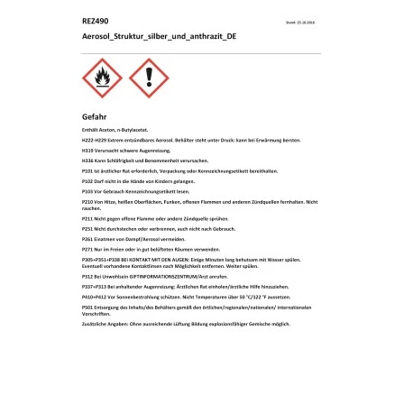 OBI Struktureffekt Lack Spray Silber Seidenmatt 400 Ml 4 OBI Struktureffekt Lack Spray Silber Seidenmatt 400 Ml – Bild 2