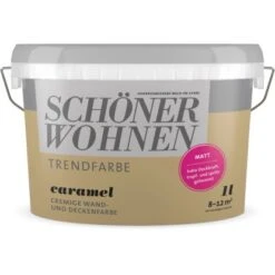 Schöner Wohnen Trendfarbe Caramel Matt 1 L