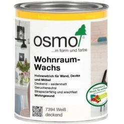 Osmo Wohnraum-Wachs Weiß Deckend 750 Ml