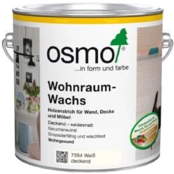 Osmo Wohnraum-Wachs Weiß Deckend 2,5L