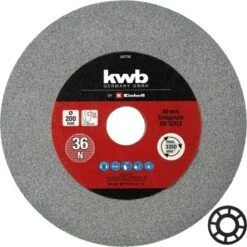 Einhell By Kwb Keramische Schleifscheibe Für Doppelschleifer 200 Mm X 32 Mm/16 M