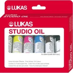 Lukas Studio Oil Ölfarben-Set Mit 6 X 20 Ml Farbtuben