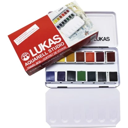 Lukas Aquarell Studio Aquarellfarben-Set 14 X 1/2-Näpfchen 3 Lukas Aquarell Studio Aquarellfarben-Set 14 X 1/2-Näpfchen