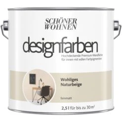 Schöner Wohnen Designfarben Wohliges Naturbeige 2,5 L