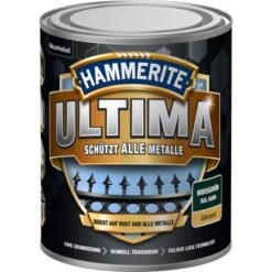 Hammerite Ultima Premium Metall-Schutzlack Glänzend Moosgrün 750 Ml