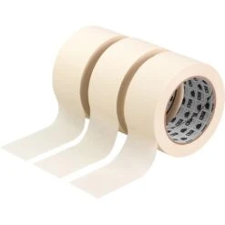 Flachkrepp Klebeband-Set Beige 3 X 50 M X 50 Mm