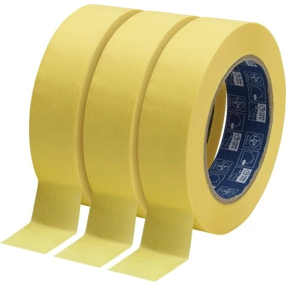 LUX Flachkrepp Klebeband 3er-Set 50 Mm X 50 M 3 LUX Flachkrepp Klebeband 3er-Set 50 Mm X 50 M