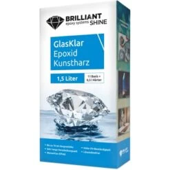 Brilliant Shine Kunstharz A+B 1,5 L Transparent -Innenfarben Verkauf 4031396140939 2742 VP 01