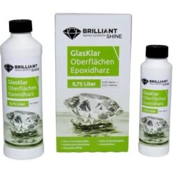 Brilliant Shine Gießharz Oberflächen A+B 0,75 L Transparent
