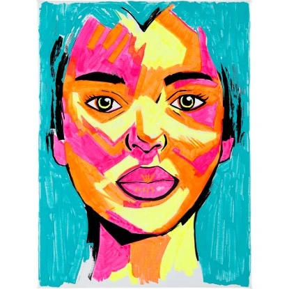 Edding 5000 Acrylmarker Breit 5er-Set Neon 4 Edding 5000 Acrylmarker Breit 5er-Set Neon – Bild 2