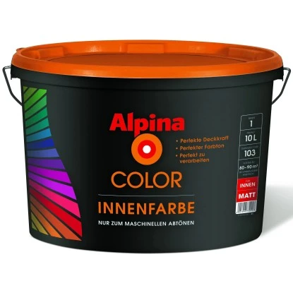 Alpina Color Innenfarbe B1 Matt 10 L 3 Alpina Color Innenfarbe B1 Matt 10 L