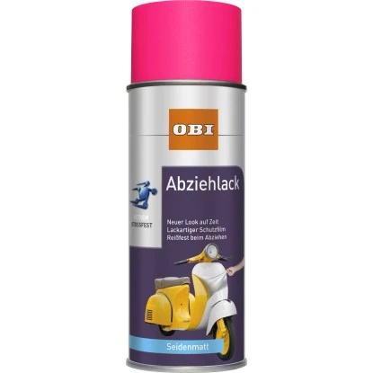 OBI Abziehlack Neonpink Seidenmatt 400 Ml 3 OBI Abziehlack Neonpink Seidenmatt 400 Ml