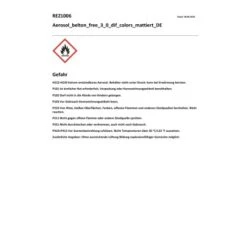 Belton Free PU-Wasserlack RAL 6018 Gelbgrün Matt 400 Ml -Innenfarben Verkauf 426996 2785 hazard 1 11