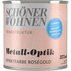 Schöner Wohnen Trendstruktur Metall-Optik Rosegold 375 Ml