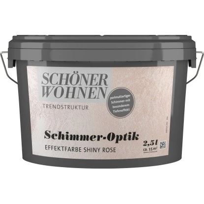 Schöner Wohnen Trendstruktur Schimmer-Optik Shiny Rose 2,5 L 3 Schöner Wohnen Trendstruktur Schimmer-Optik Shiny Rose 2,5 L