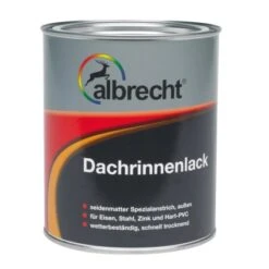 Albrecht Dachrinnenlack Braun Seidenmatt 750 Ml