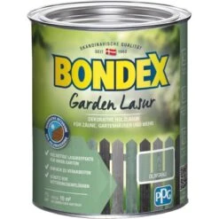Bondex Garden Lasur Olivgrau Seidenmatt 0,75 L