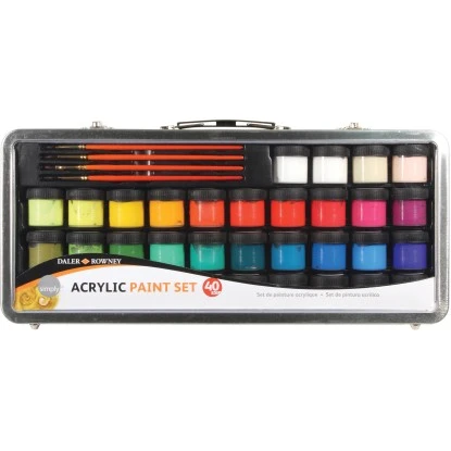 Daler-Rowney Simply Acrylfarben-Set Mit 34 X 18 Ml Farbtuben 3 Daler-Rowney Simply Acrylfarben-Set Mit 34 X 18 Ml Farbtuben