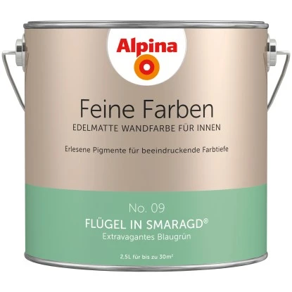 Alpina Feine Farben No. 9 Flügel In Smaragd® Edelmatt 2,5 Liter 3 Alpina Feine Farben No. 9 Flügel In Smaragd® Edelmatt 2,5 Liter