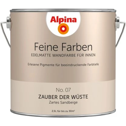 Alpina Feine Farben No. 7 Zauber Der Wüste Edelmatt 2,5 Liter 3 Alpina Feine Farben No. 7 Zauber Der Wüste Edelmatt 2,5 Liter