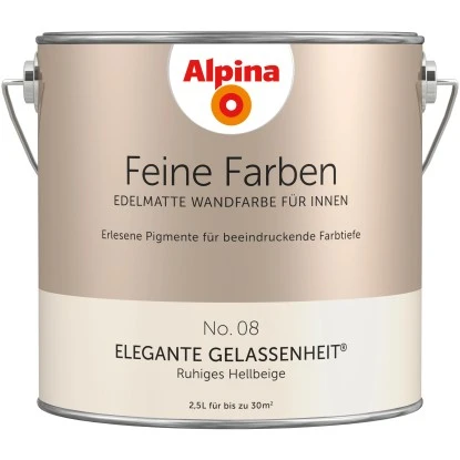Alpina Feine Farben No. 8 Elegante Gelassenheit® Edelmatt 2,5 Liter 3 Alpina Feine Farben No. 8 Elegante Gelassenheit® Edelmatt 2,5 Liter
