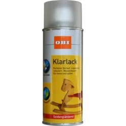OBI Klarlack Spray Transparent Seidenglänzend Wv 400 Ml