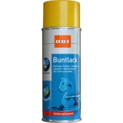 OBI Buntlack Spray RAL 1021 Rapsgelb Seidenglänzend Wv 400 Ml