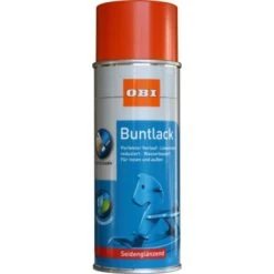 OBI Buntlack Spray RAL 2004 Reinorange Seidenglänzend Wv 400 Ml