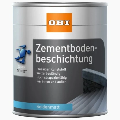 OBI Zementbodenbeschichtung RAL 7030 Steingrau Seidenmatt 750 Ml 3 OBI Zementbodenbeschichtung RAL 7030 Steingrau Seidenmatt 750 Ml