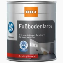 OBI Fußbodenfarbe RAL 3009 Oxidrot Seidenglänzend 2,5 L