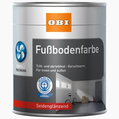 OBI Fußbodenfarbe RAL 7032 Kieselgrau Seidenglänzend 750 Ml 3 OBI Fußbodenfarbe RAL 7032 Kieselgrau Seidenglänzend 750 Ml