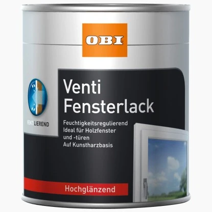 OBI Venti Fensterlack Weiß Hochglänzend 750 Ml 3 OBI Venti Fensterlack Weiß Hochglänzend 750 Ml
