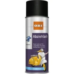 OBI Abziehlack Schwarz Seidenmatt 400 Ml