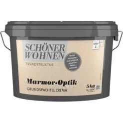 Schöner Wohnen Marmor-Optik Grundspachtel Crema 5 Kg