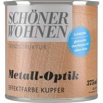 Schöner Wohnen Metall-Optik Glänzend Kupfer 375 Ml 3 Schöner Wohnen Metall-Optik Glänzend Kupfer 375 Ml