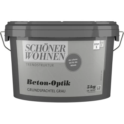 Schöner Wohnen Beton-Optik Grundspachtel Beton 5 Kg 3 Schöner Wohnen Beton-Optik Grundspachtel Beton 5 Kg