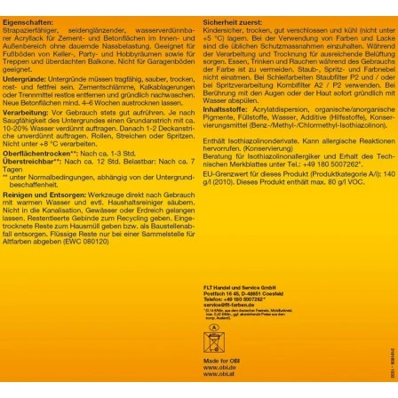 Fussbodenfarbe Hellgrau Seidenglänzend 5 L 4 Fussbodenfarbe Hellgrau Seidenglänzend 5 L – Bild 2