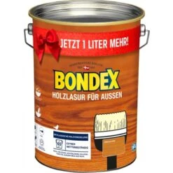 Bondex Holzlasur Für Außen Oregon Pine Seidenglänzend 5 L