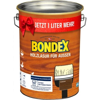 Bondex Holzlasur Für Außen Nussbaum Seidenglänzend 5 L 3 Bondex Holzlasur Für Außen Nussbaum Seidenglänzend 5 L